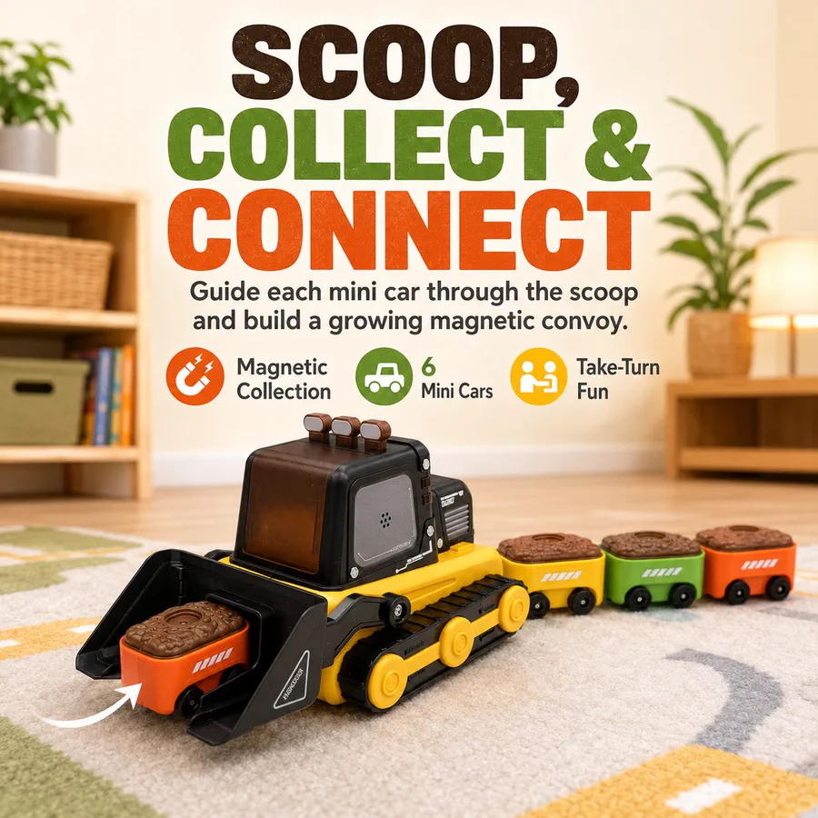 Remote control bulldozer toy