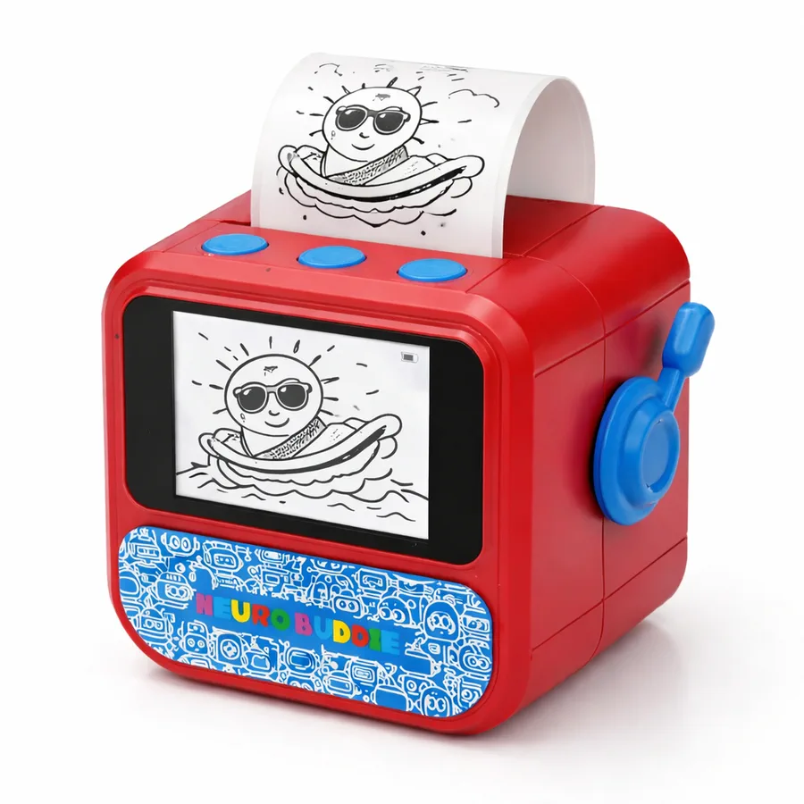 Neurobuddie AI sticker printer